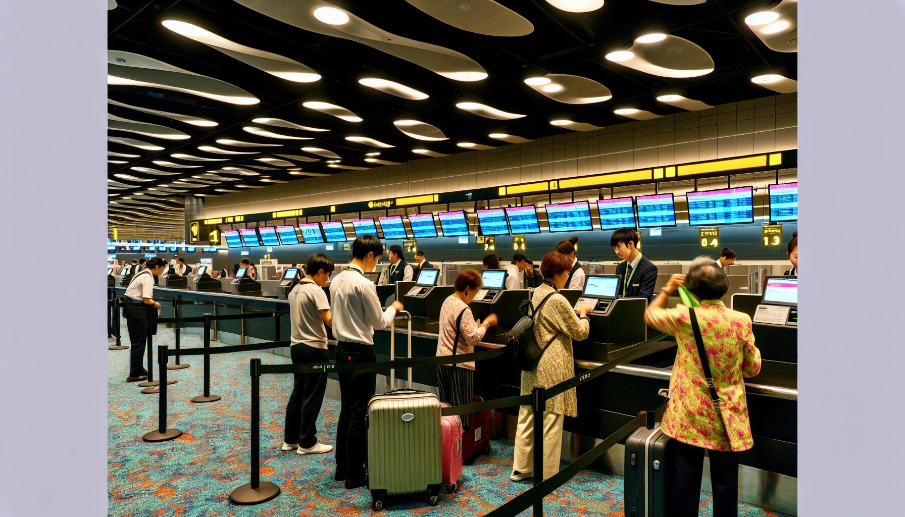 Aeromexico check-in at JFK Airport