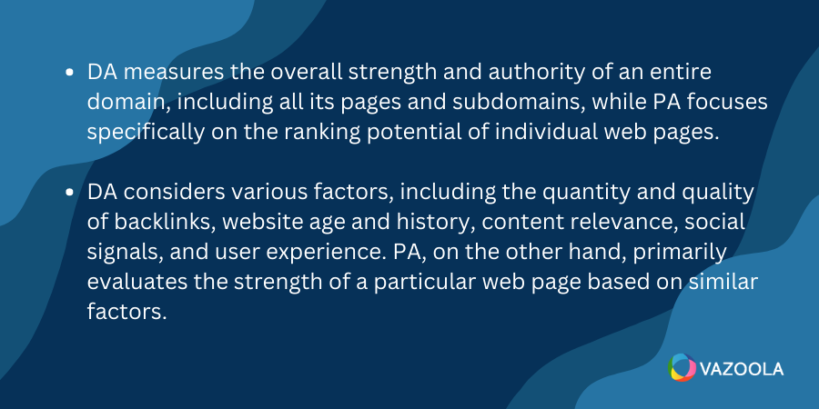 Key Differences between Domain Authority and Page Authority