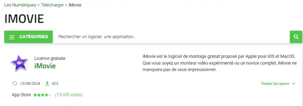 logiciel montage video