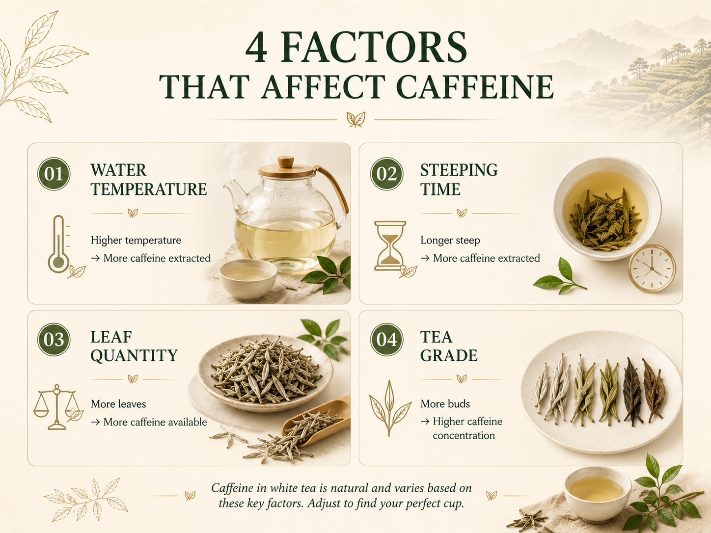 4 FACTORS THAT AFFECT CAFFEINE