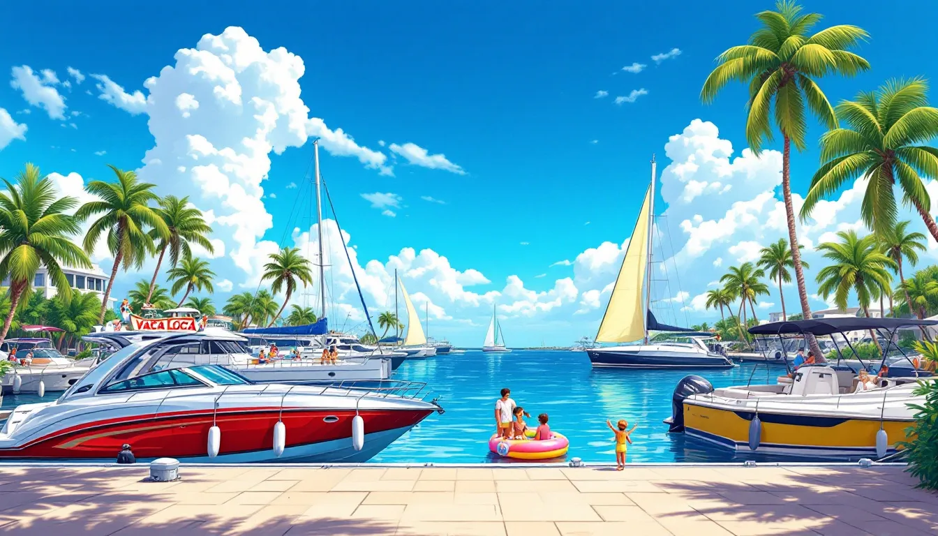 Best 2 hour boat rental options in Miami, showcasing various boats available for rent.