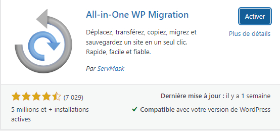 migration gratuite étape fournisseur services base de données fournisseur service d'hébergement web base de données fichiers hébergeurs