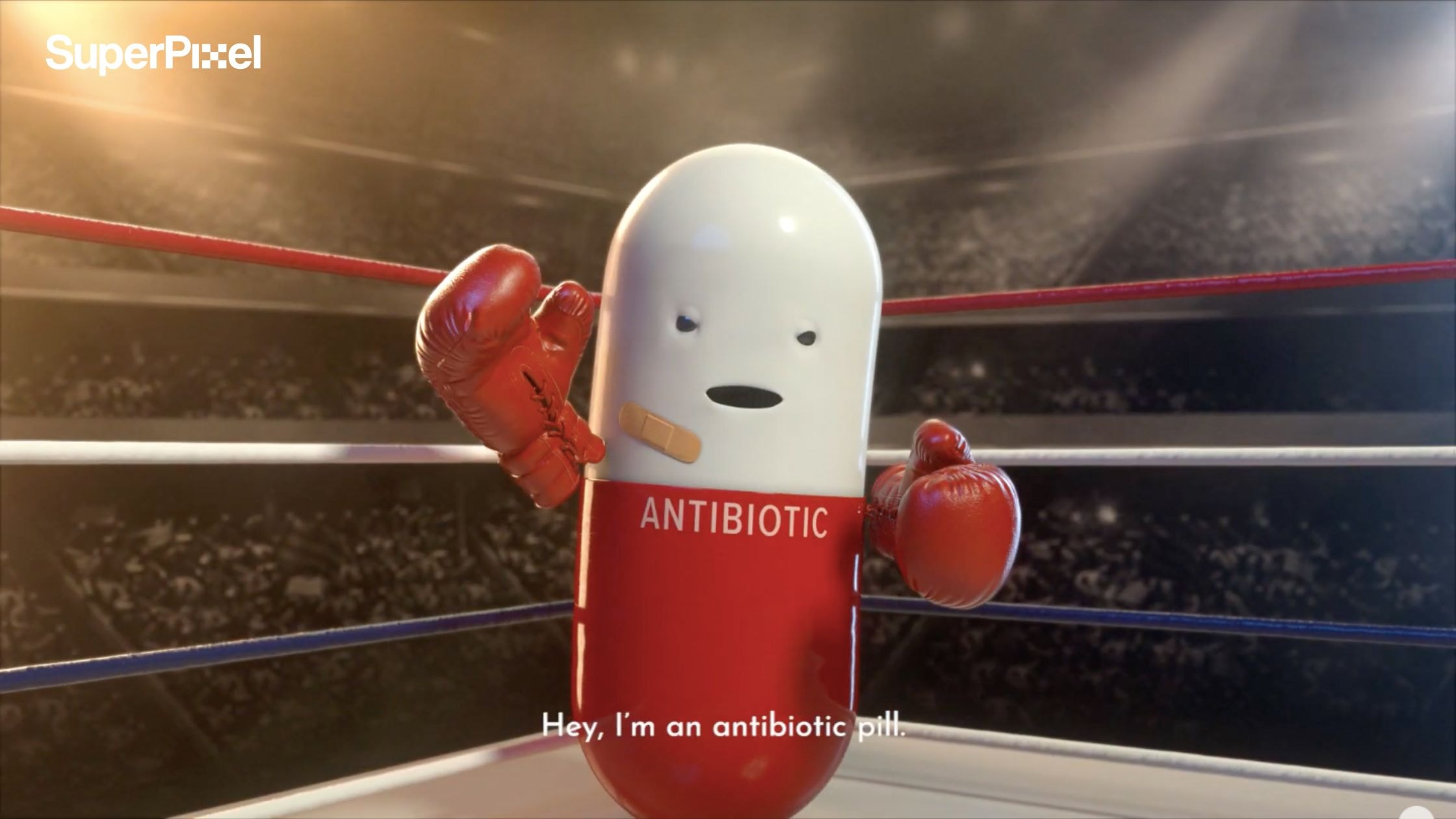 Health Promotion Board Antibiotics Frustrated Pill by SuperPixel.