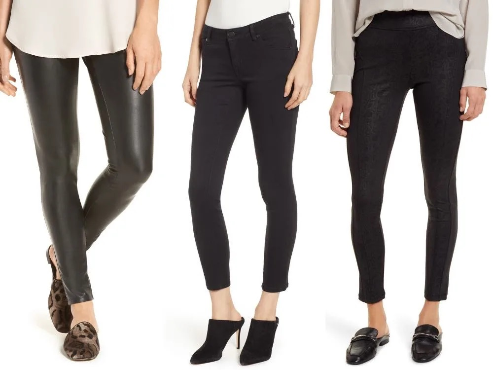 RIPPED LEGGINGS-BLACK – Funky Shoes Laurel