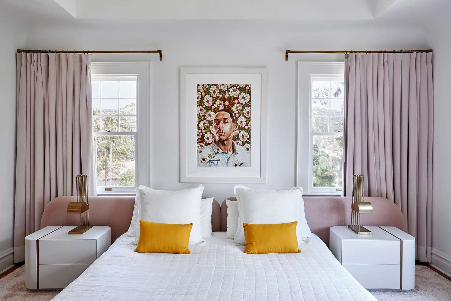 Minimalist bedroom artwork