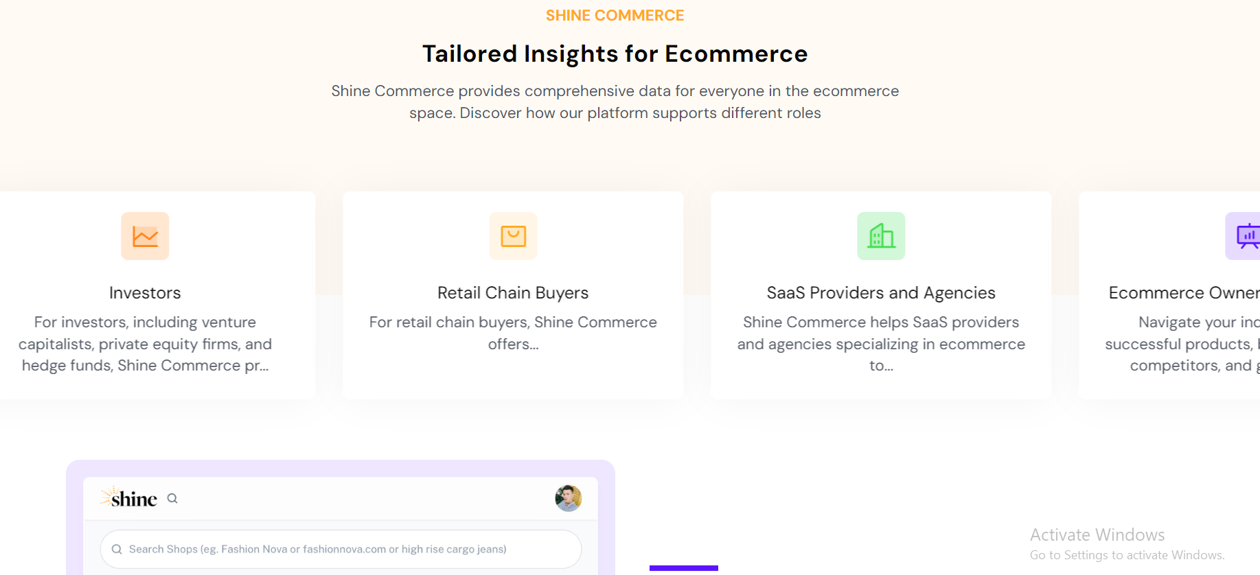 shine commerce customer support