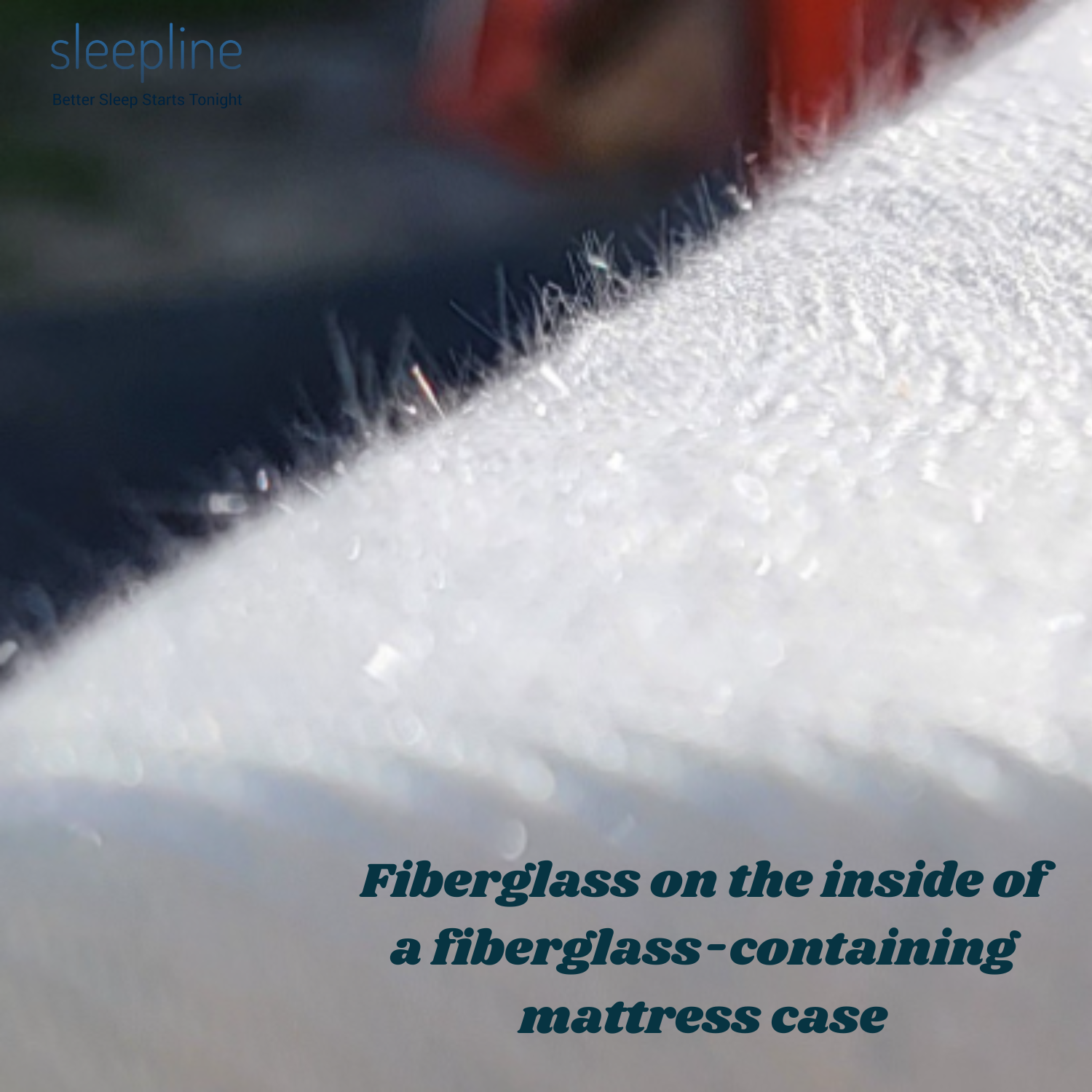 Fiberglass closeup