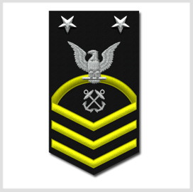 Master chief petty officer of the Navy rank insignia