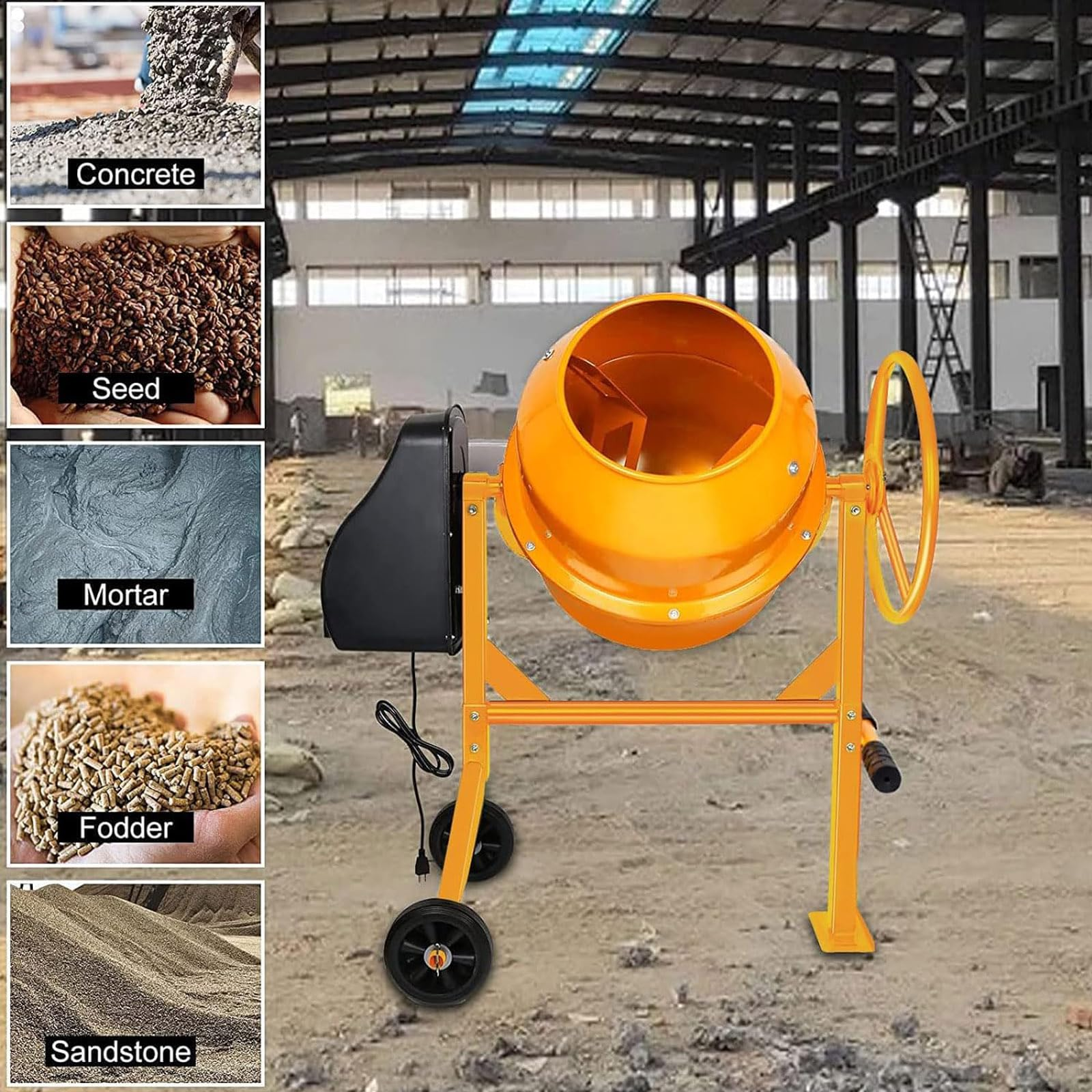 An innovative cement mixer with automated features