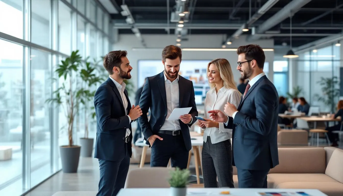 A team of experts showcasing their experience in a creative agency.