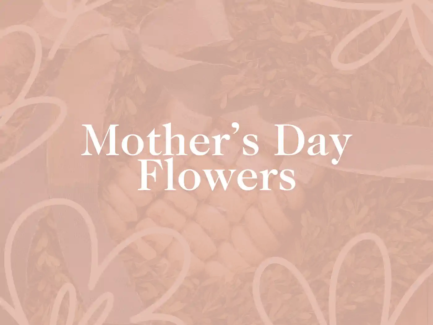 A beautiful bouquet of flowers with a soft pink ribbon, perfect for Mother's Day. Fabulous Flowers and Gifts. Mother's Day Flowers.