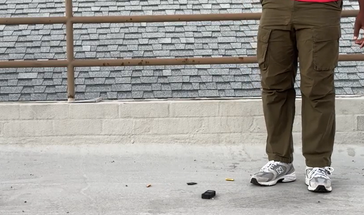 Bosch laser measure being dropped from waist height