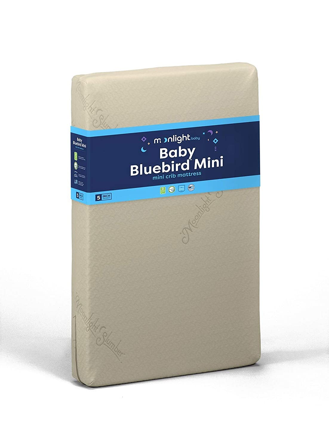 Moonlight Slumber Baby Bluebird Mini Crib Mattress