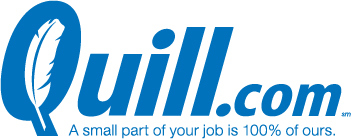 Quill logo, net 30 account, 