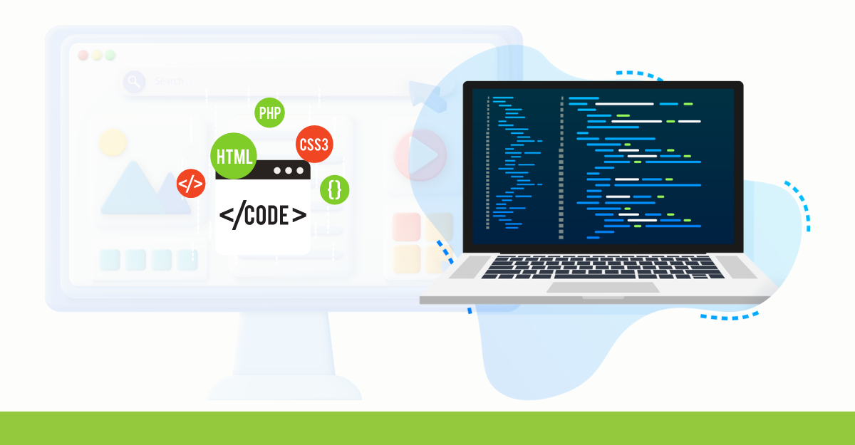 javascript code for js frameworks on a screen showing component based architecture for server side