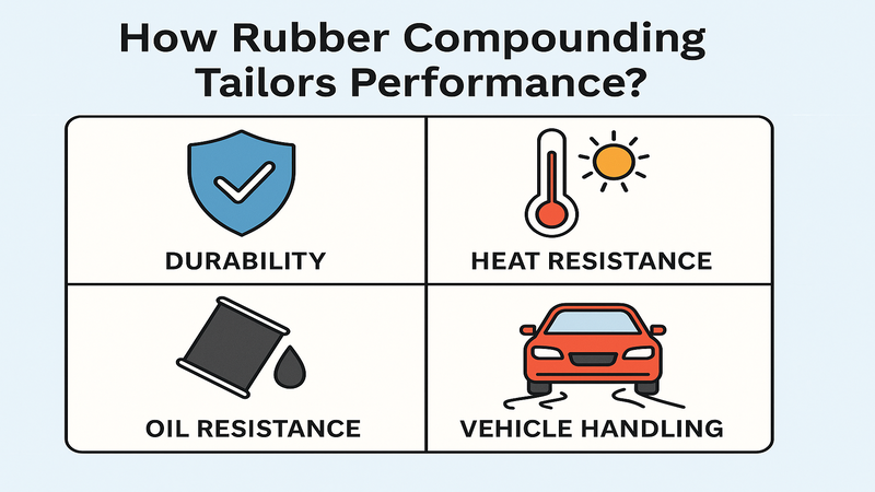 Rubber compounding increase the performance of the rubber