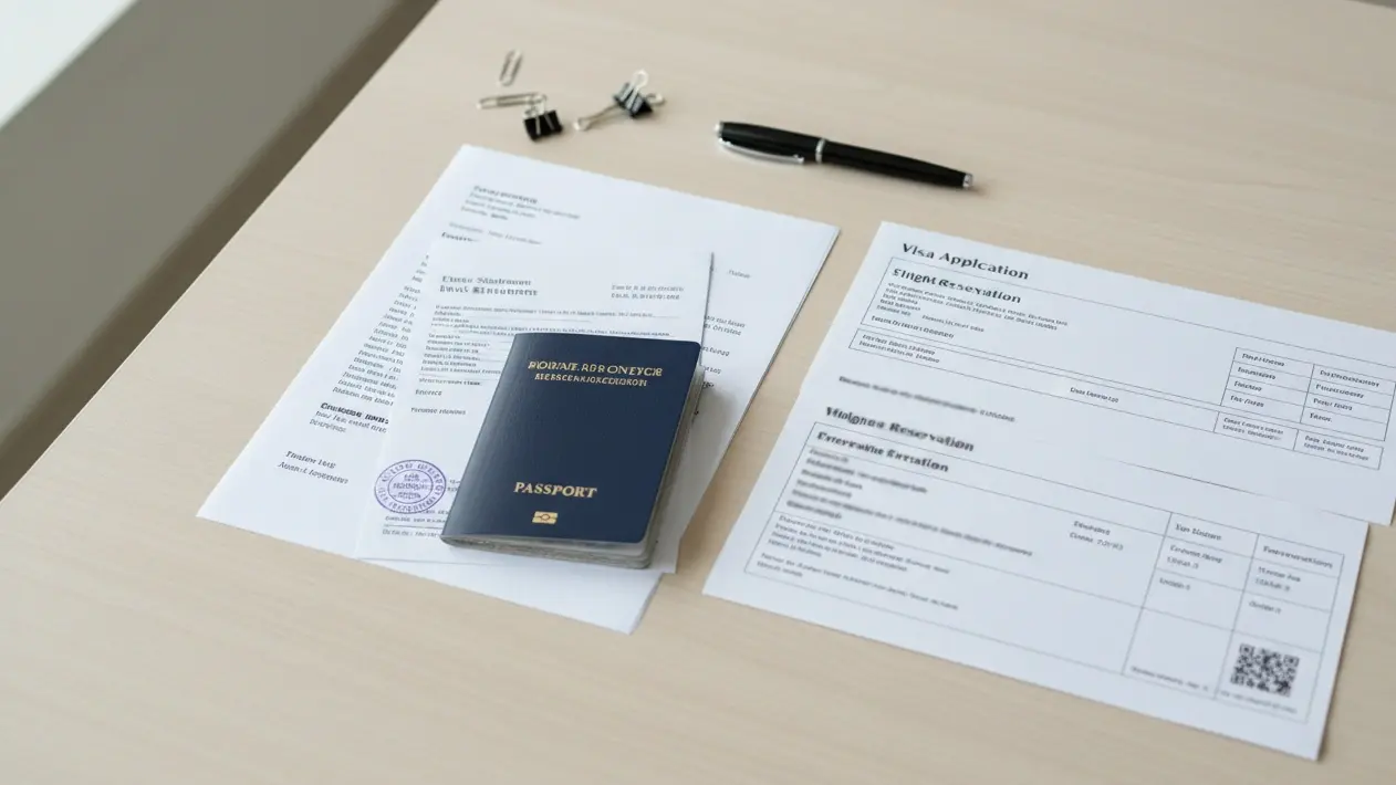 Dummy flight ticket split return booking supported by documents