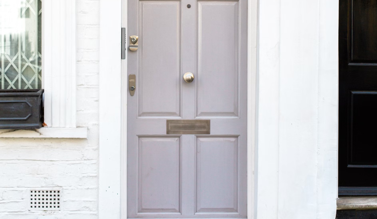 Front doors - grey front door and black front door - external door - front doors - timber door 