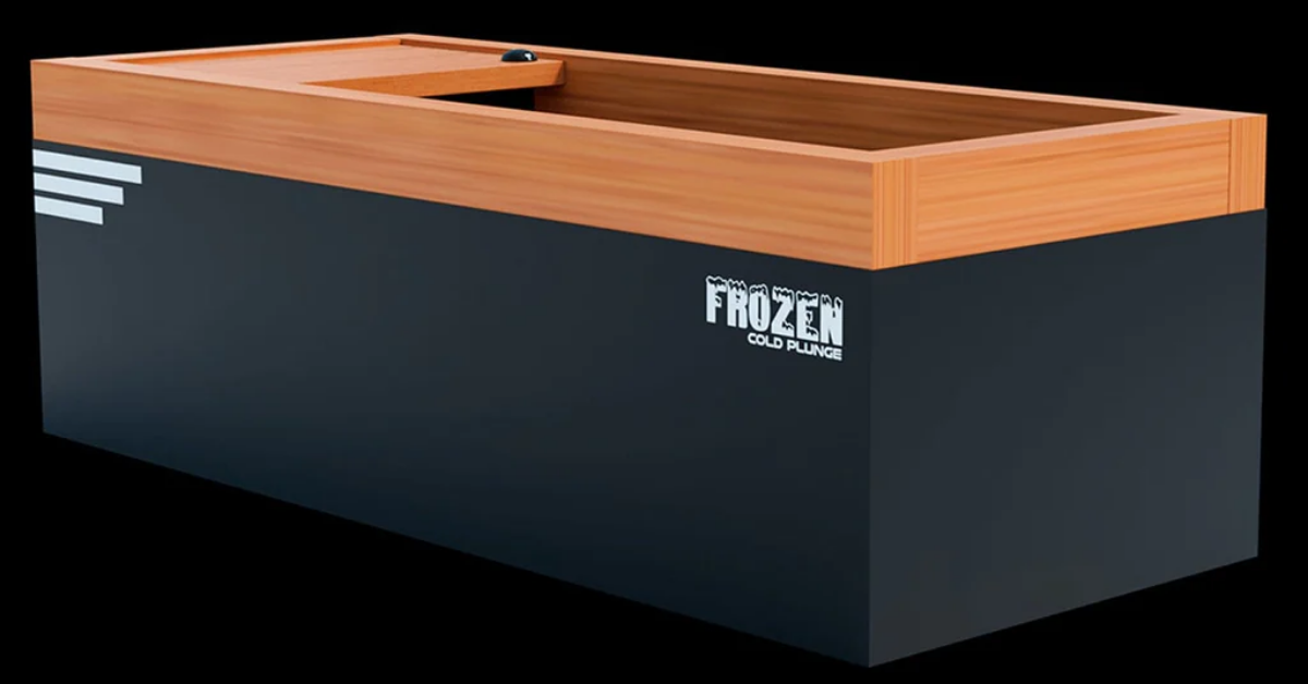 A photograph of the Medical Frozen 1™ Cold Plunge with free shipping offered by Airpuria.