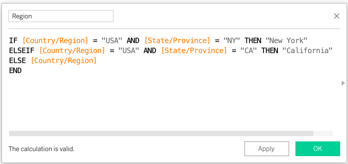 Example showcasing the usage of IF statement with multiple conditions