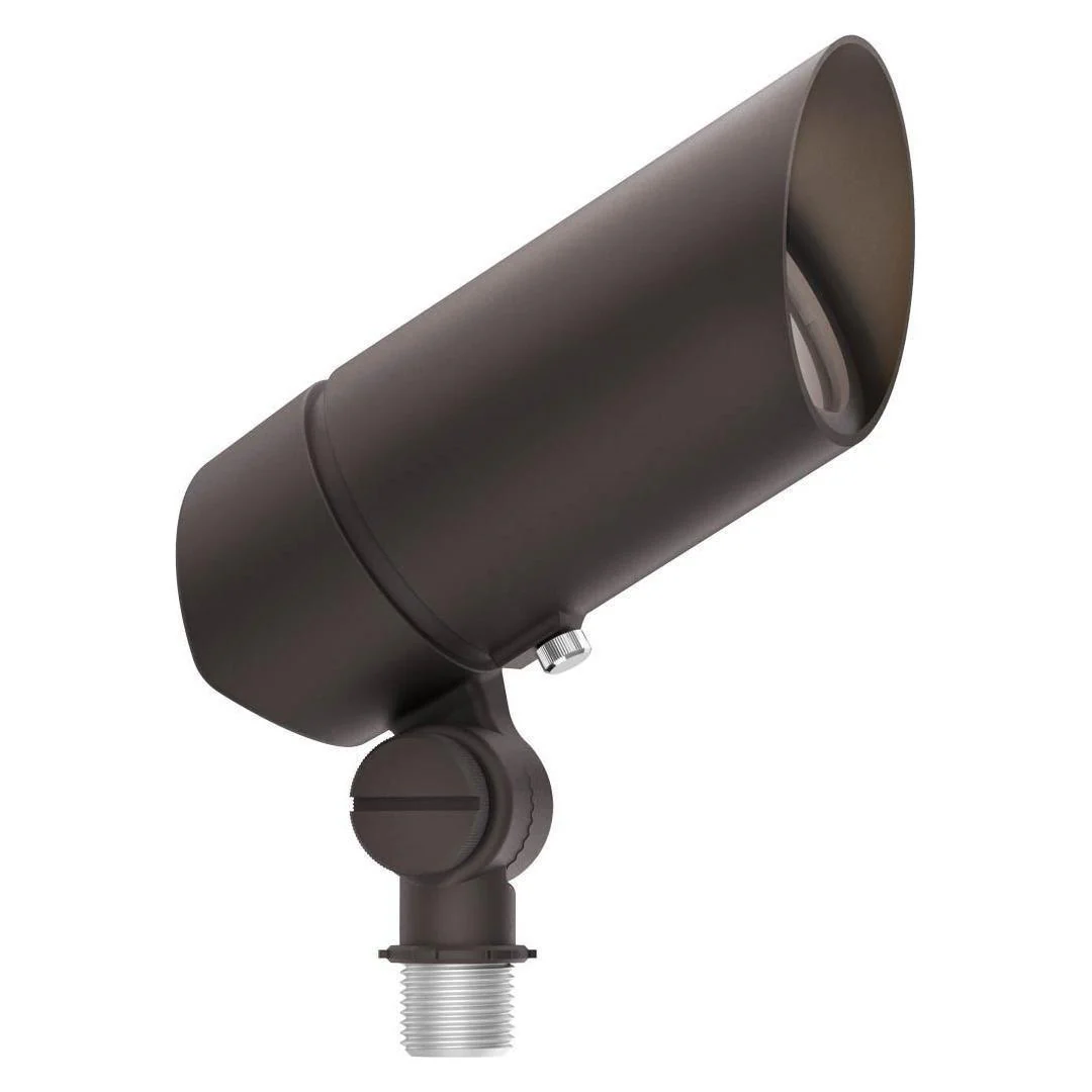 Adjustable outdoor accent light fixture for landscape lighting, garden lights, and modern patio lighting ideas