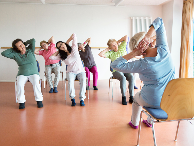 Chair exercises for seniors