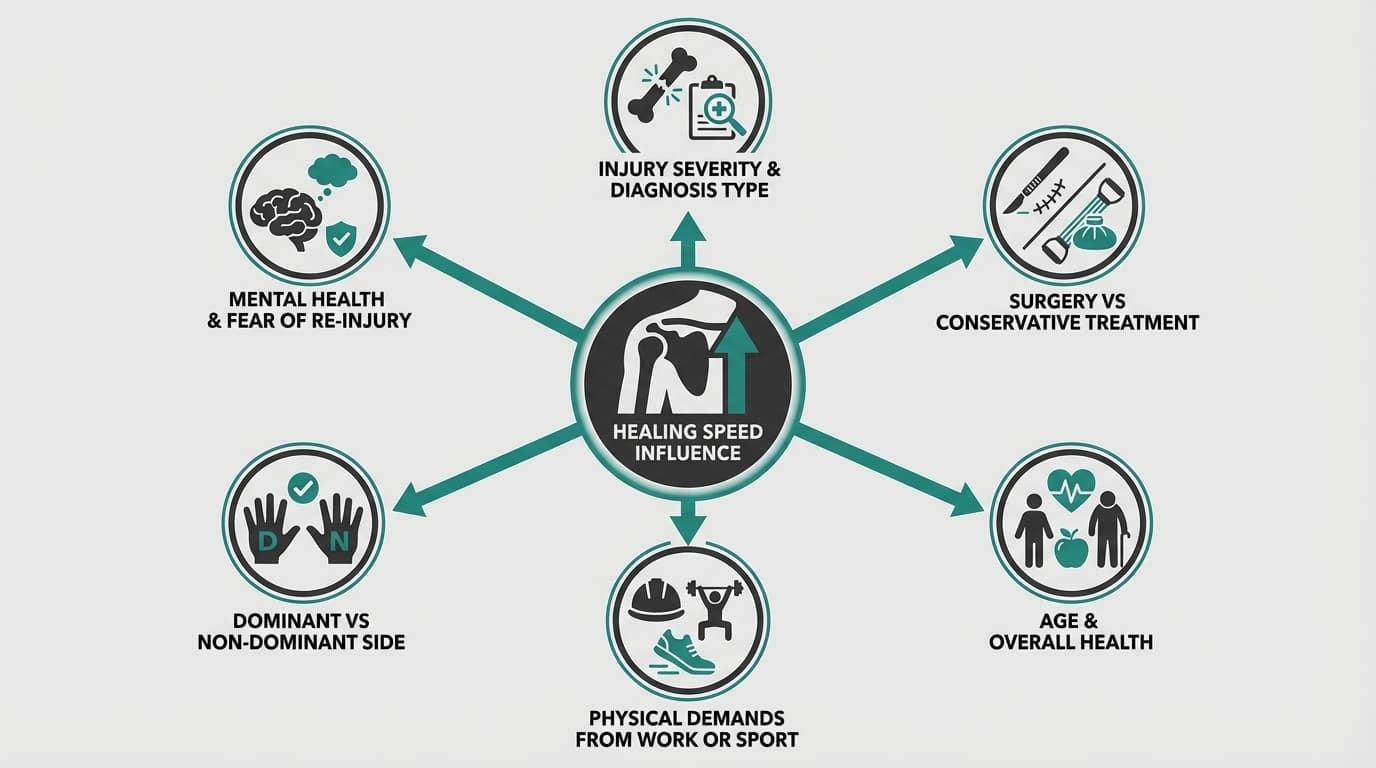 What Biological Factors Influence Shoulder Healing Speed?