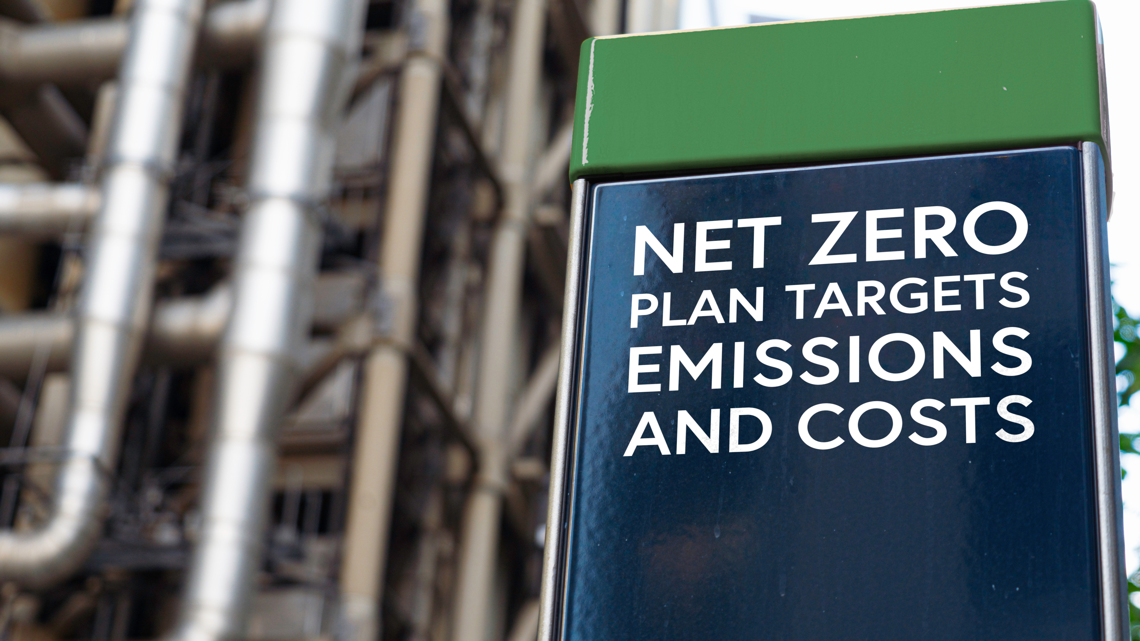 Net Zero Plan Targets Emissions and Costs