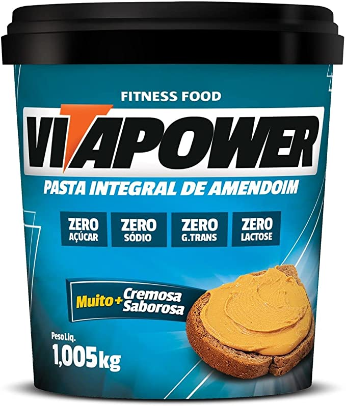 Pasta de Amendoim Integral Amendo Power Crunchy 1,005 kg - DaColônia - UP  NUTRIÇÃO