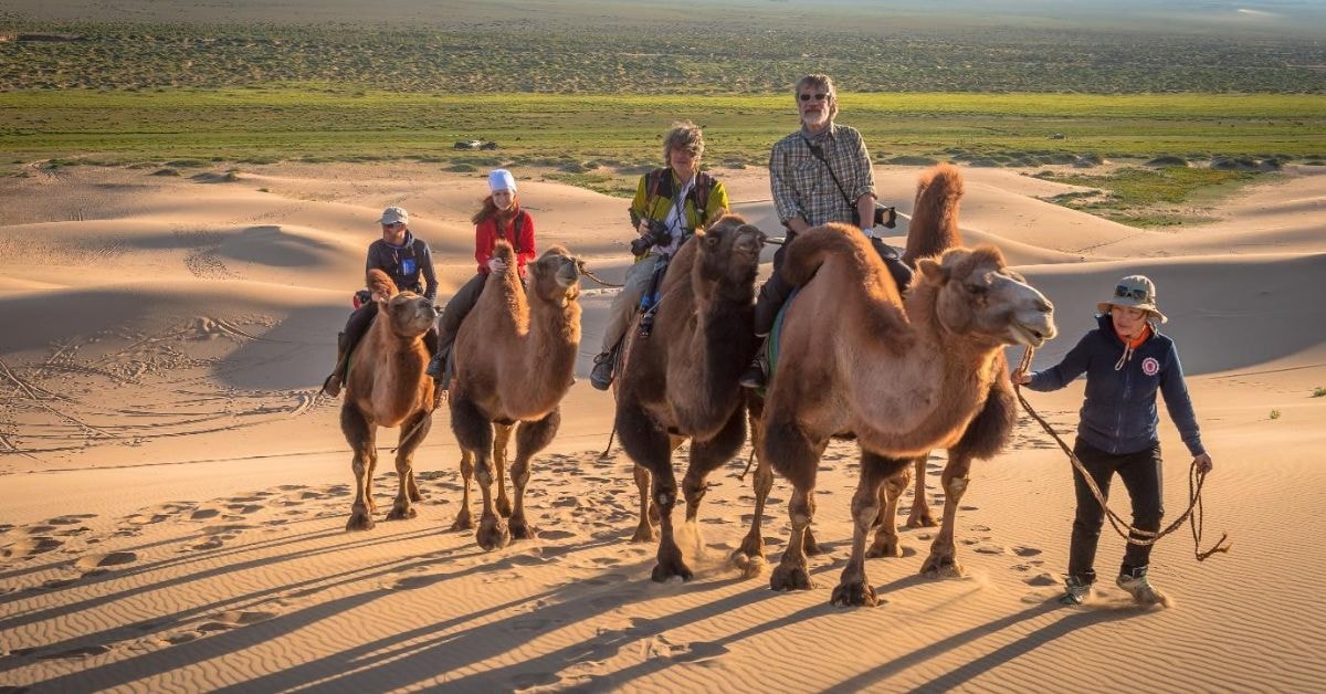 Adventure in Mongolia camel trekking