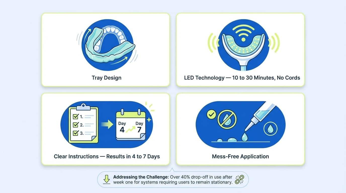 What Features Make an At-Home Whitening Kit Easy to Use?