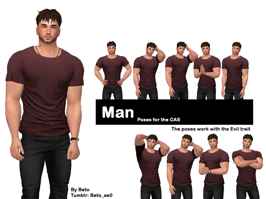 Man Poses for CAS