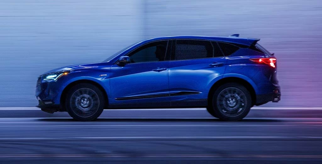 2023 RDX Apex Blue Pearl In Motion