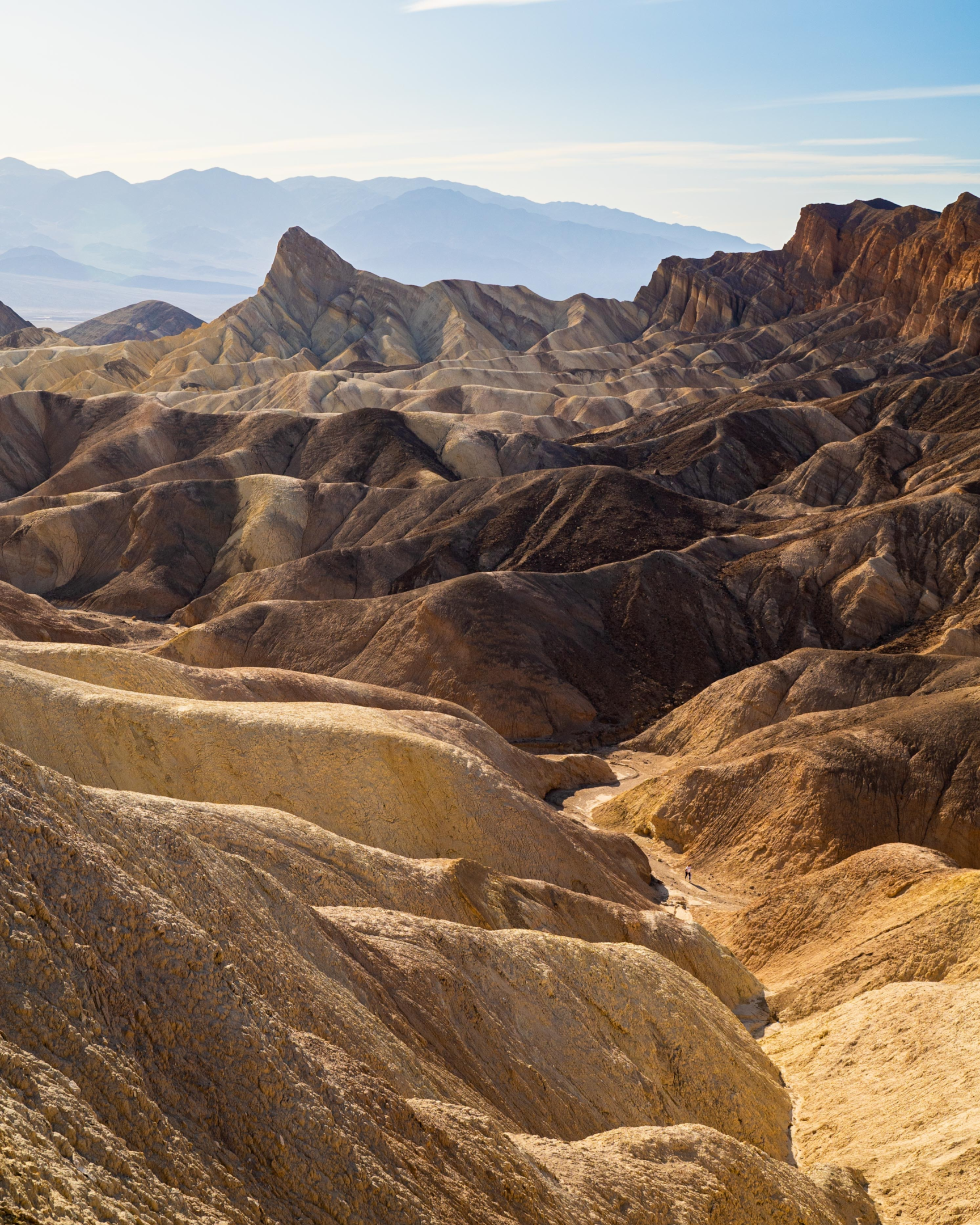 Zabriskie Point. Photo by Kirk Thornton: https://www.pexels.com/photo/zabriskie-point-14213404/