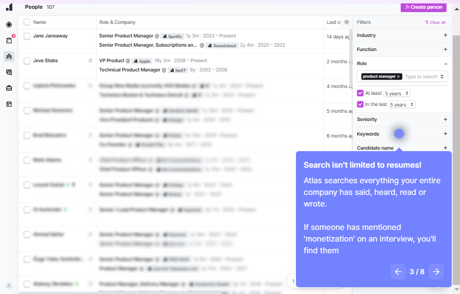 Source candidates better with Atlas