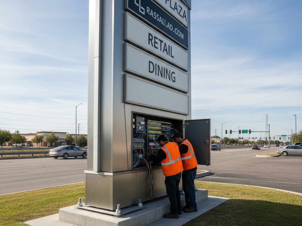 How Much Does a Business Sign Cost? 3 average price of pylon signs 10000