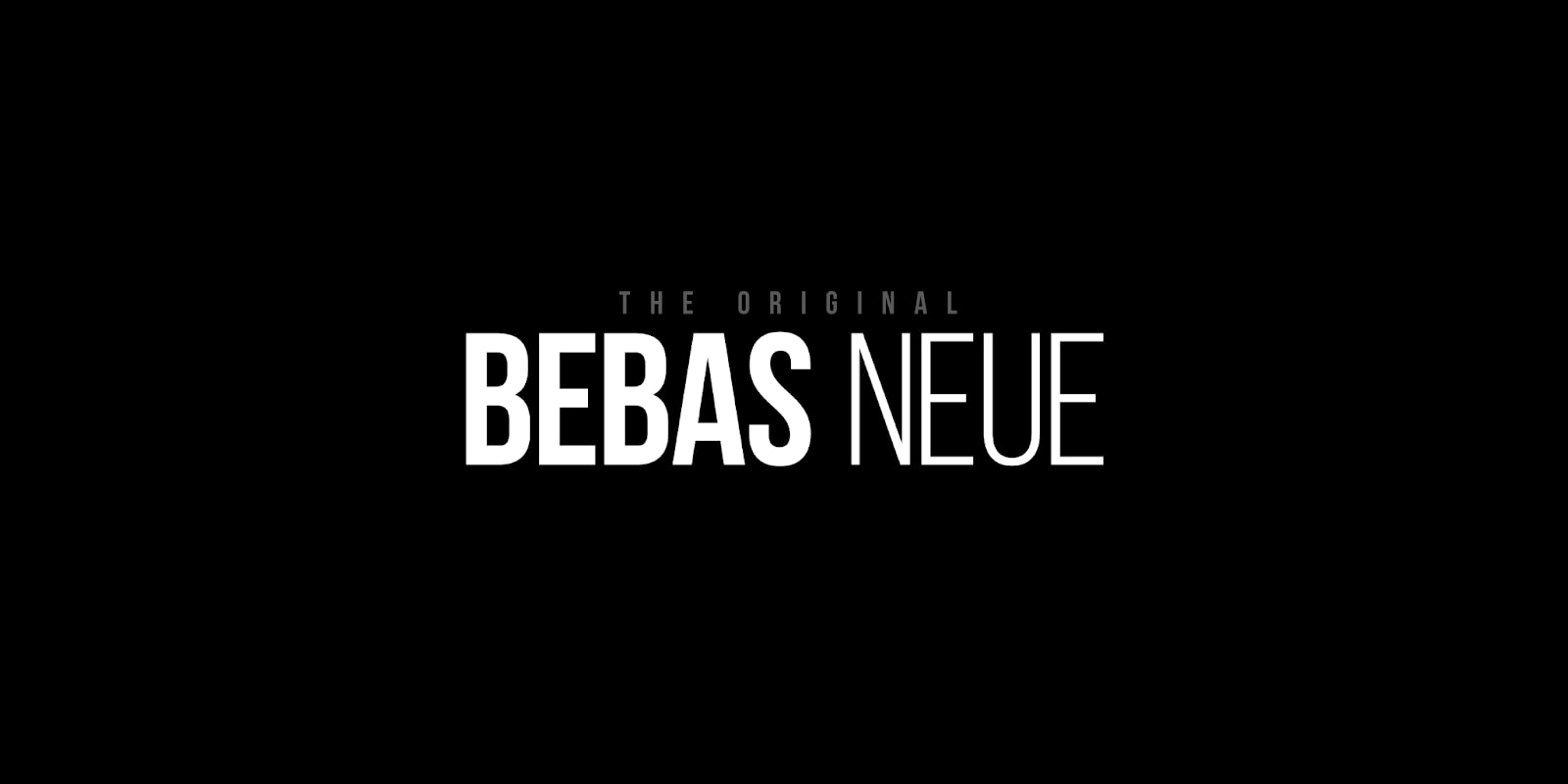 Bebas Neue
