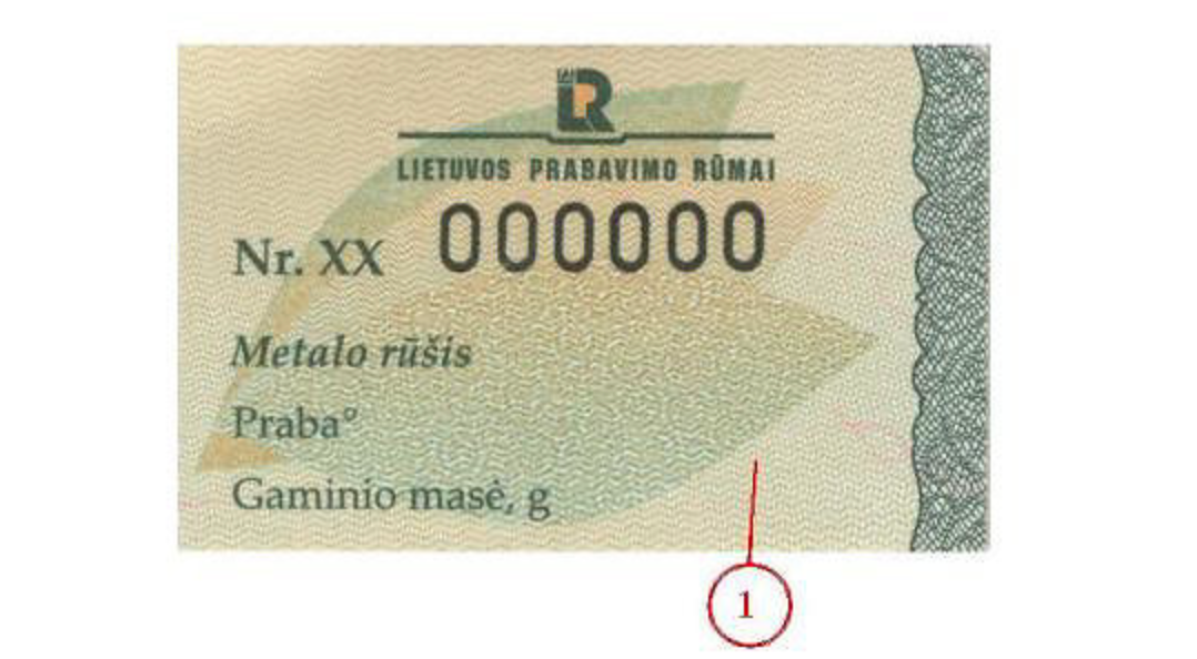 Lietuvos prabavimo rūmų deimantu sertifikatas