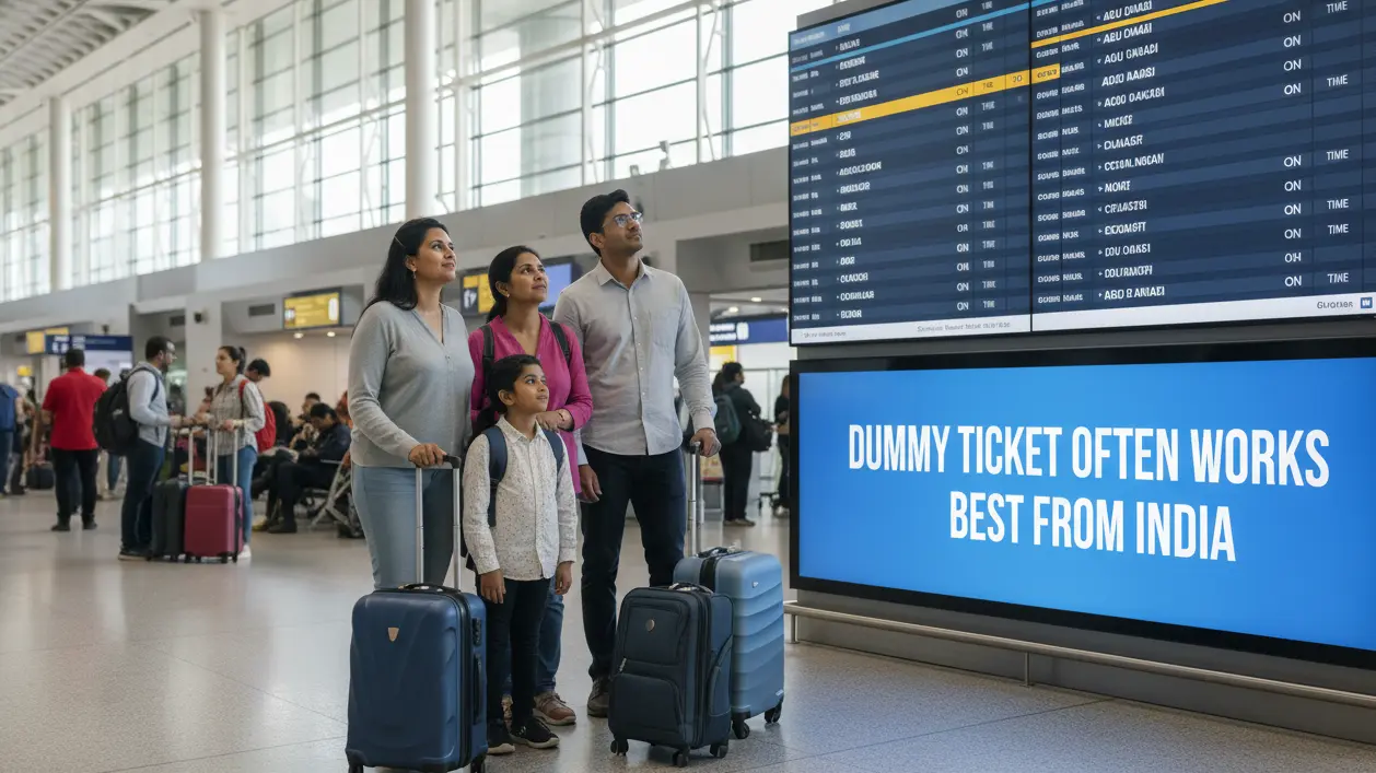 Why an Etihad dummy ticket works best for Indian visa applications