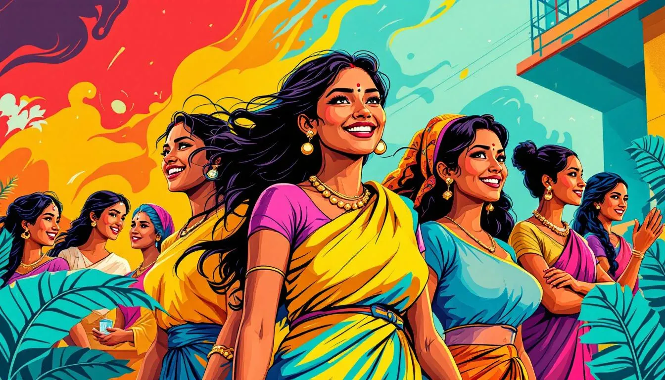 11d93d8f cbe7 40ad 80c4 cb43511d8bc7 A visual representation of the benefits of Mudra loans for women, emphasizing empowerment and independence.