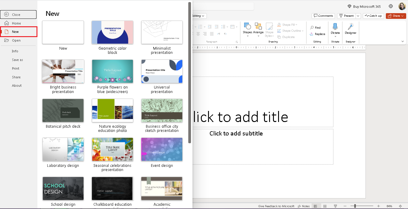 how to change powerpoint template in existing presentation