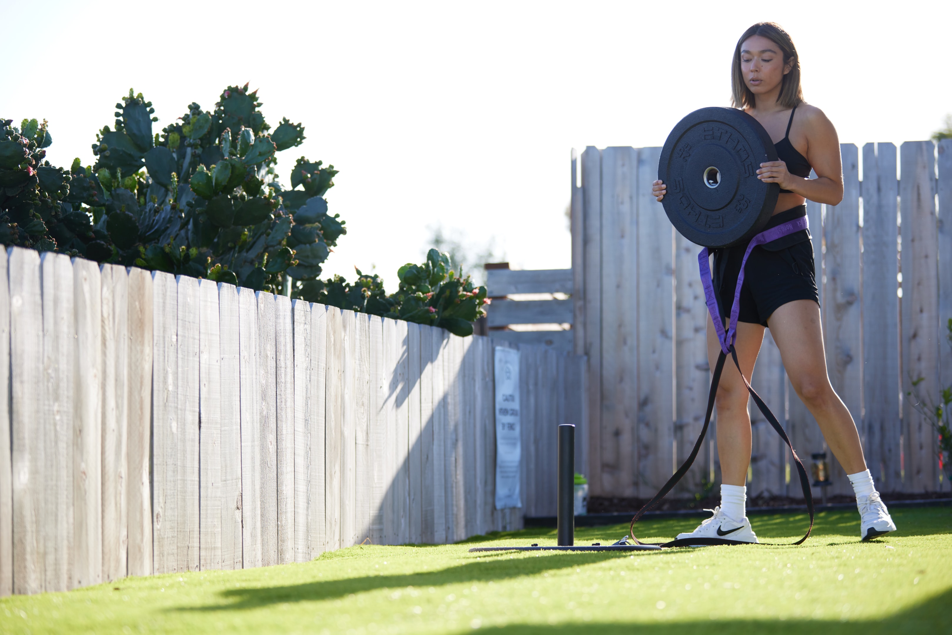 You can also add steel weight plates to your zero sled to increase resistance on your backward drags and other weight sled workouts. Watch out for our next posts and emails for a zero sled discount code. You wouldn't want to miss it!