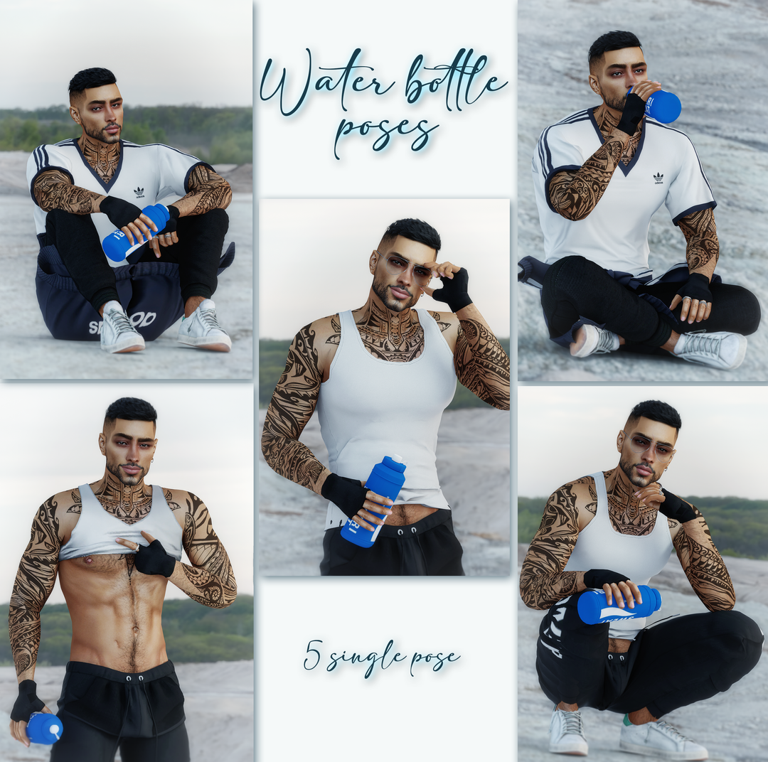 Water Bottle Poses