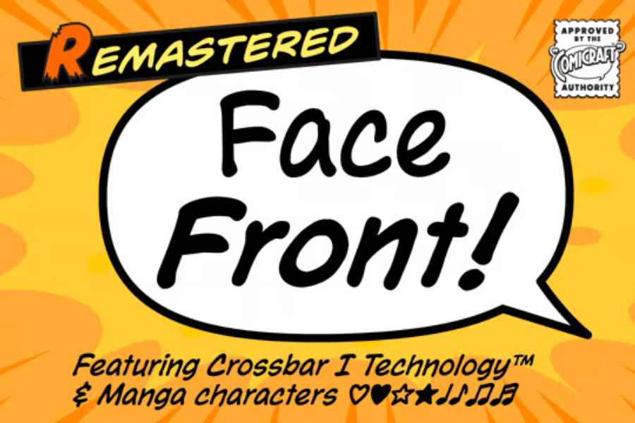 Face Front Manga Fonts