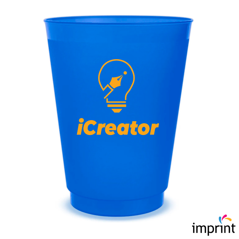 colored stadium cup plastic