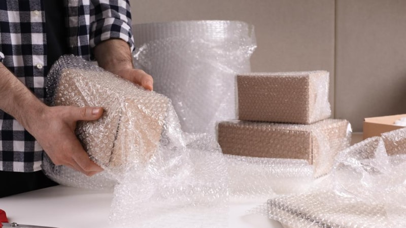 Packaging bubble wrap 