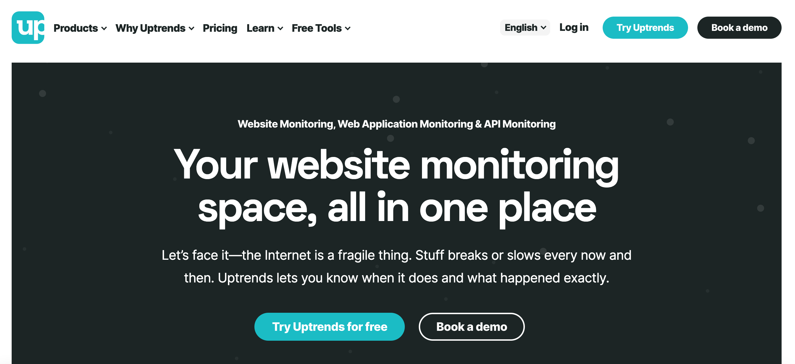 uptrends website monitoring