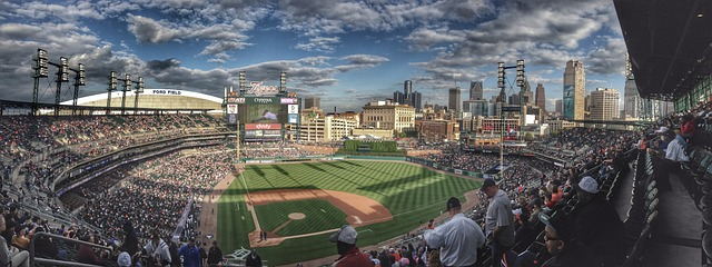 baseball, ballpark, city, stadium, north end Detroit