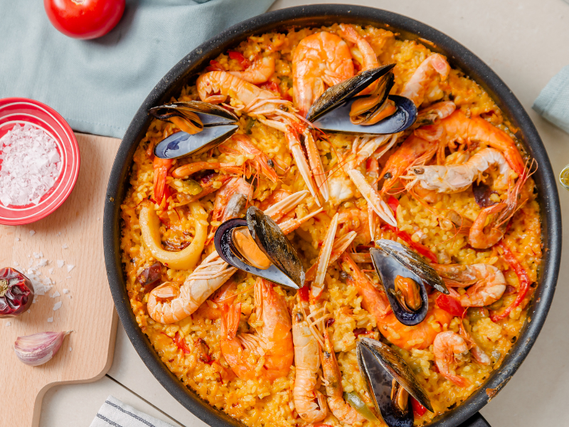 Seafood paella - 21 day anti-inflammatory diet pdf