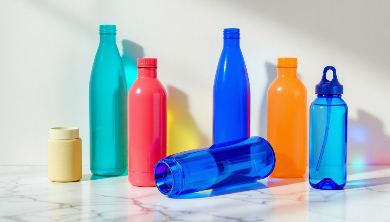 High-quality labels for water bottles with vibrant colors.